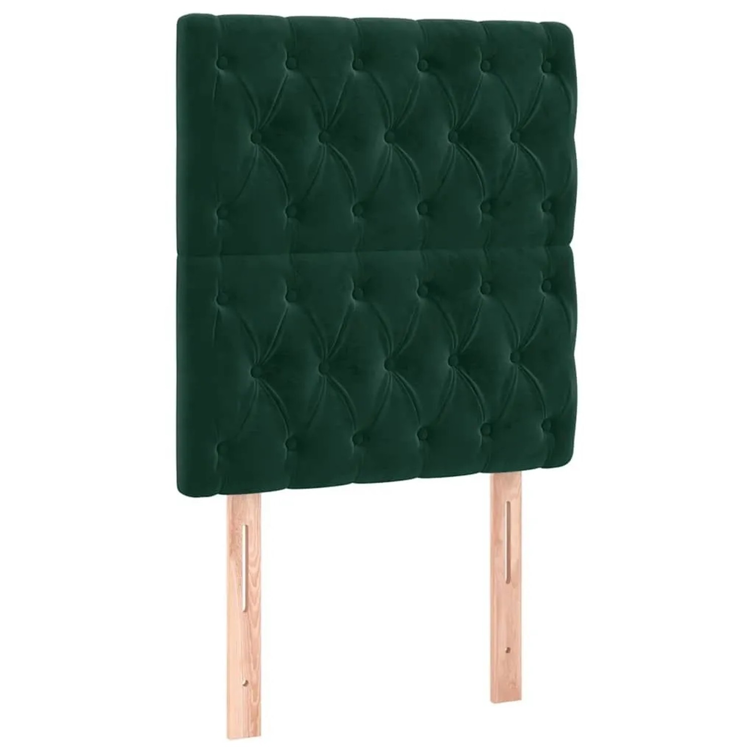 vidaXL Kopfteil Dunkelgrün 80x7x118/128 cm Samt 3116701
