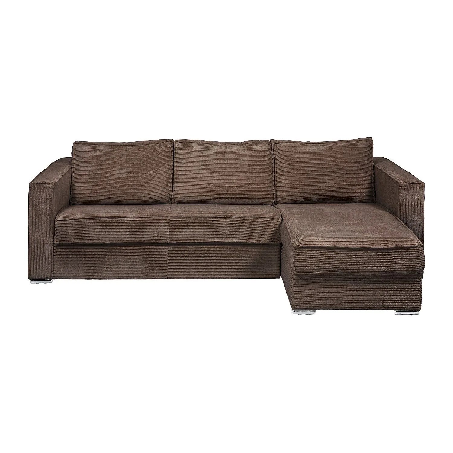 Vente-unique Schlafsofa Loreto Braun 278 cm