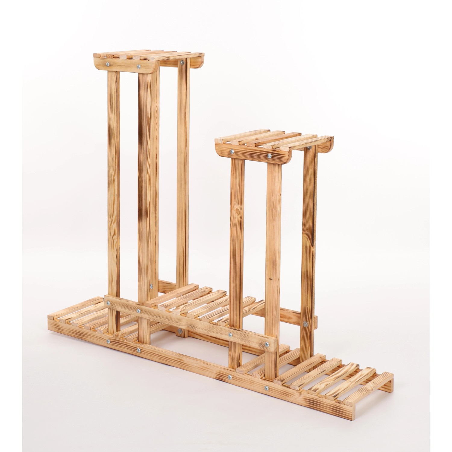 PROREGAL Blümenstande FLORANGE HxBxT 116x95x25cm 5 Ablagen Kieferholz Gebra günstig online kaufen