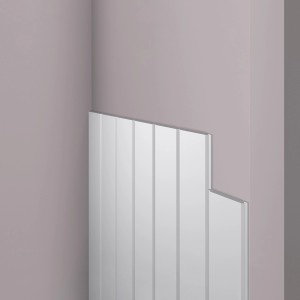 Weißes NOEL & MARQUET 3D Wandpaneel WALLSTYL WG2 als Zubehör für Paneele.