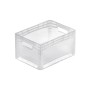 Transparente Eurobox LightLine, 24 Liter, mit offenem Griff. Ideal als Aufbewahrungsbox.