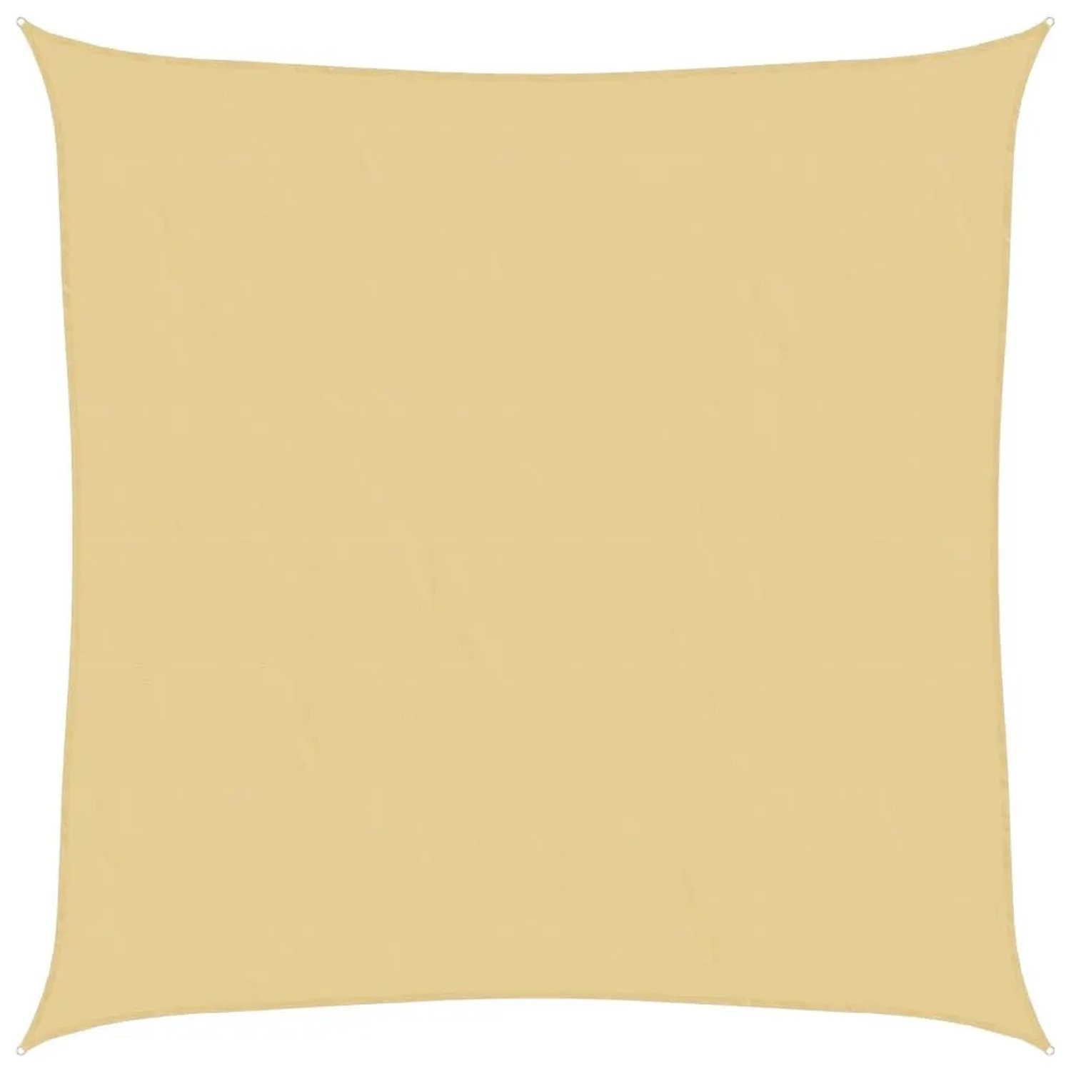 vidaXL Sonnensegel Sandfarbe 4x4 m 100% Polyester Oxford 4000412 günstig online kaufen