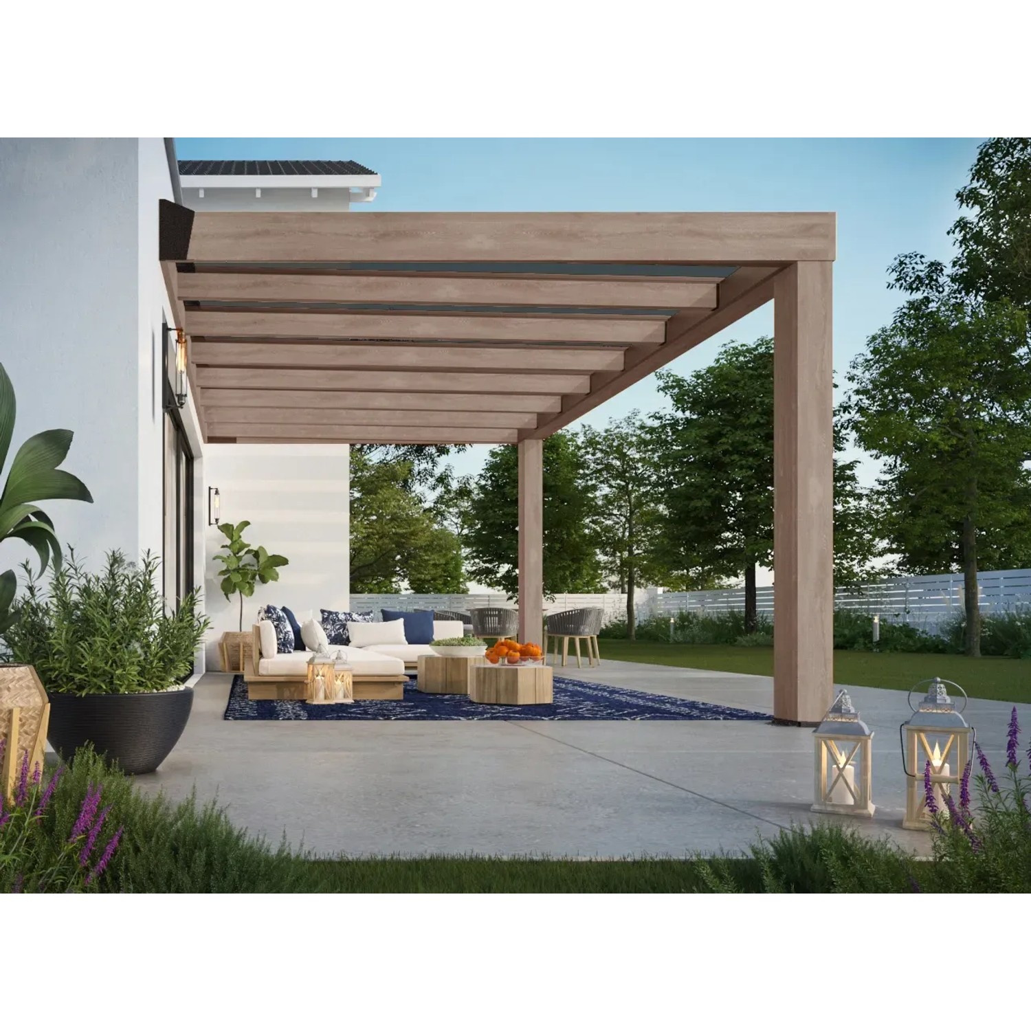 Palram - Canopia Terrassenüberdachung Helsinki 470 cm x 294 cm Braun