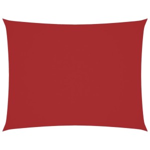 vidaXL Sonnensegel Oxford-Gewebe Rechteckig 2x3,5 m Rot 135641