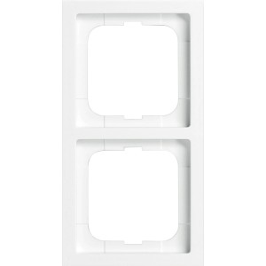 Busch-Jaeger Abdeckrahmen 2-fach Future Linear Studioweiß für Schalter und Steckdosen.