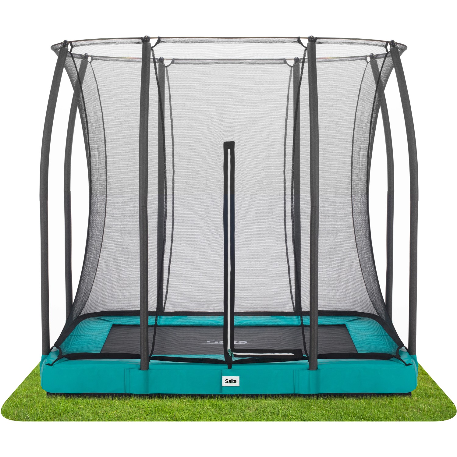 Salta Trampolin Comfort Edition Ground 214 cm x 153 cm Grün