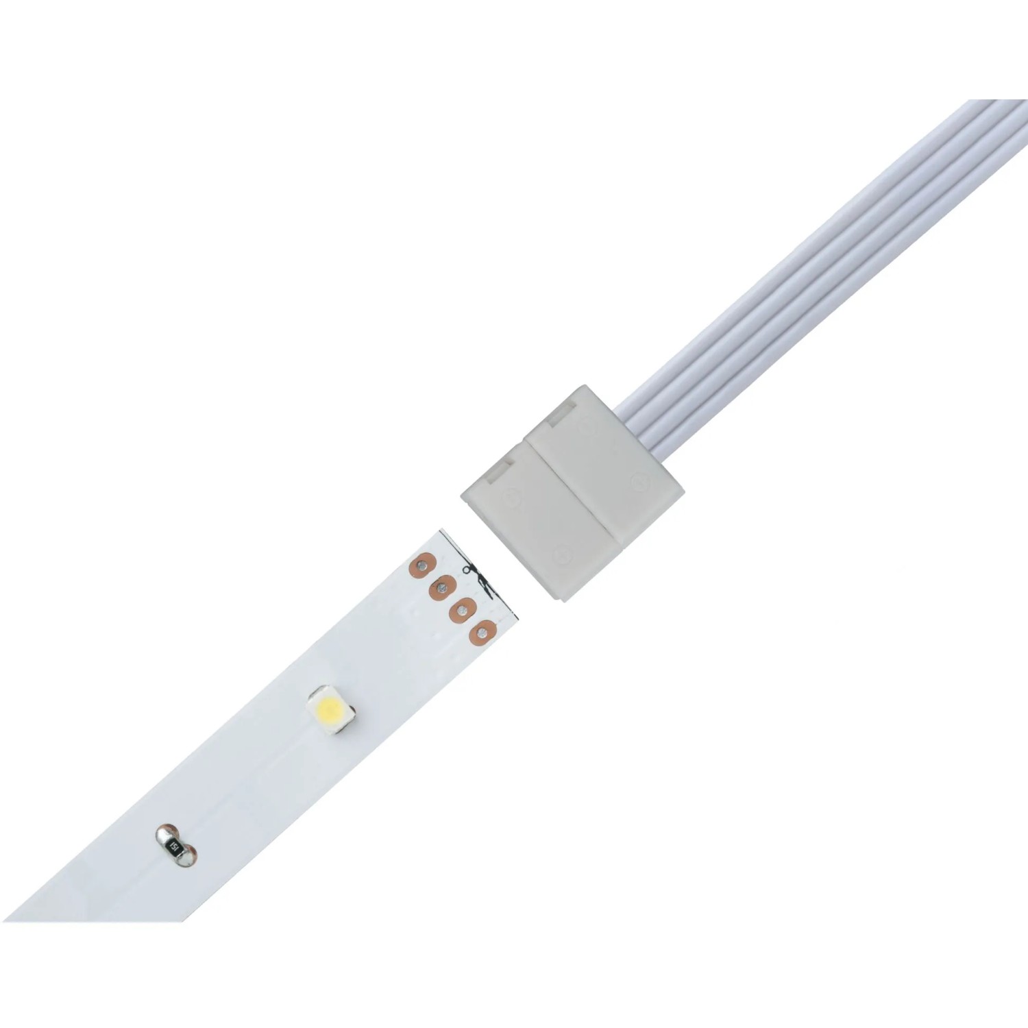 Paulmann YourLED ECO Clip-Connector 2er-Pack Weiß zum Verbinden von LED-Streifen.