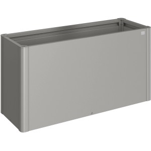 Biohort Pflanzbeet Belvedere Maxi, Gr. 150, Quarzgrau-Metallic, für Garten und Balkon.