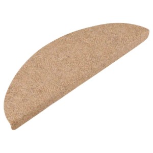 vidaXL Stufenmatten Selbstklebend 10 Stk Beige 56x17x3 cm 355250