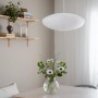 PR Home Yuni Pendelleuchte aus Reispapier, elliptisch, skandinavisches Design.