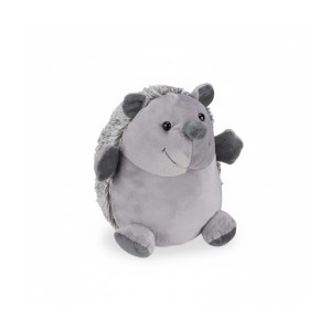 Relaxdays Türstopper Igel Polyester Grau Schwer 19,5 cm x 16 cm x 15 cm 0,9 kg