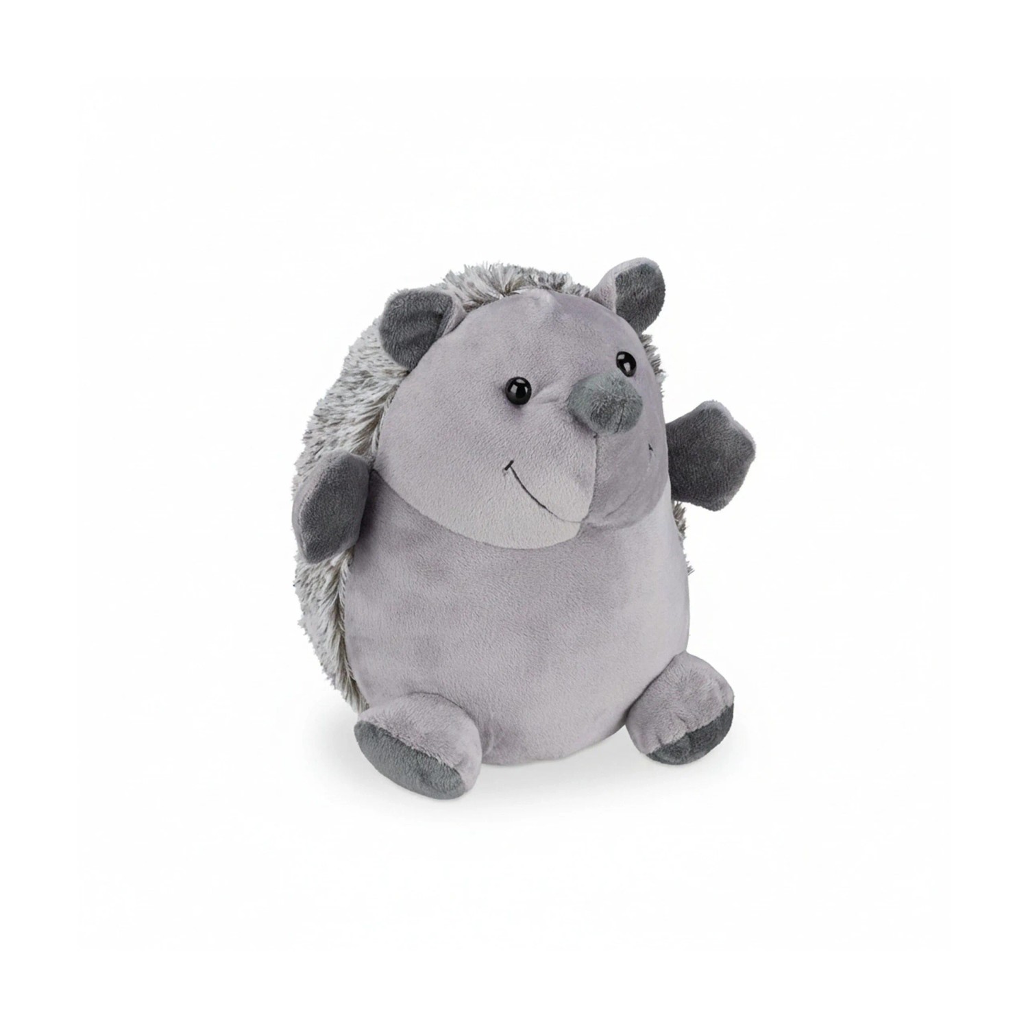 Relaxdays Türstopper Igel Polyester Grau Schwer 19,5 cm x 16 cm x 15 cm 0,9 kg