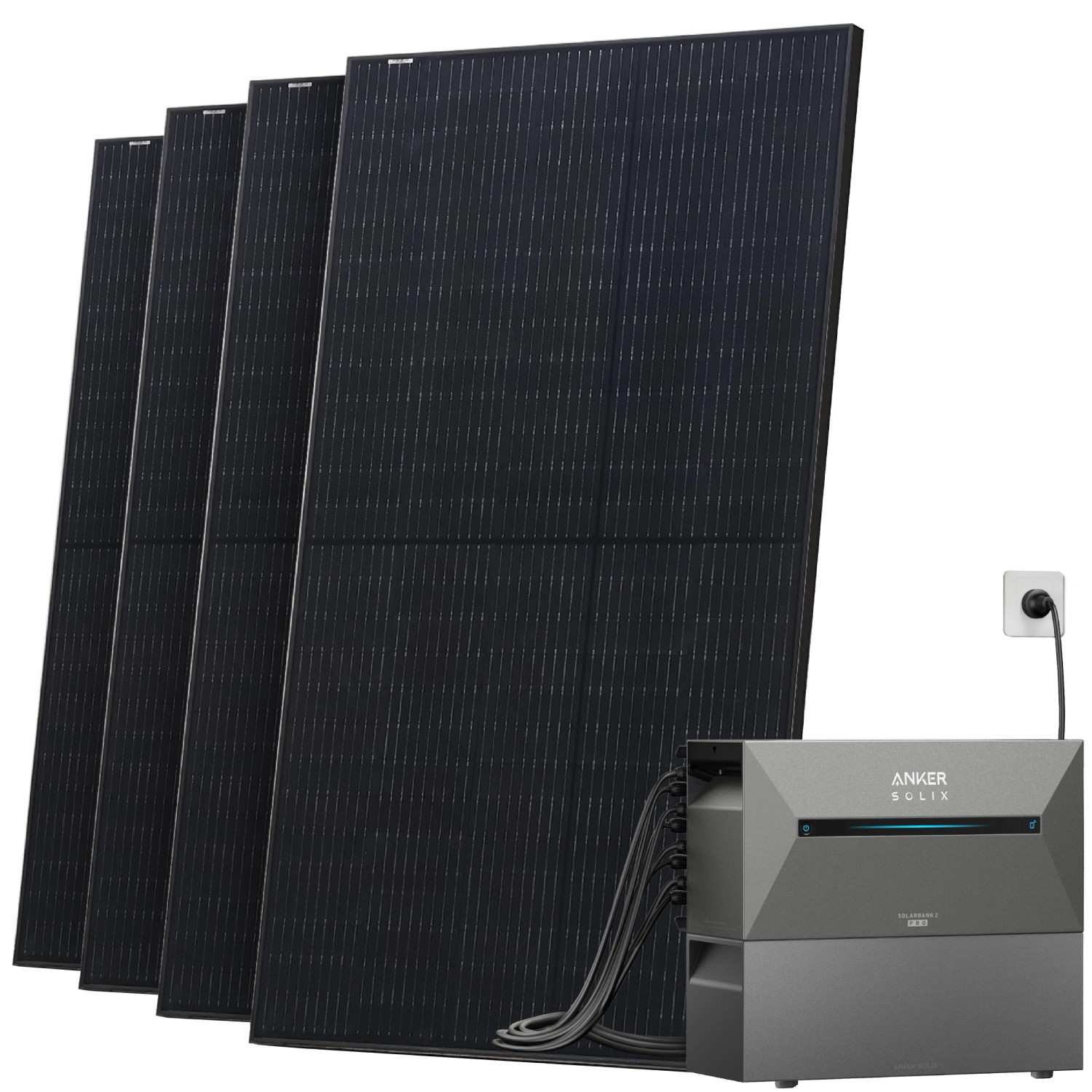 Solarway All In One Balkonkraftwerk 2000W mit Anker Solix 2 PRO Speicher St günstig online kaufen