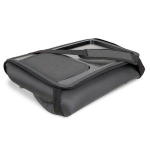 Bomoe IceBreezer KT43 Kühltasche in Anthrazit, seitliche Ansicht.