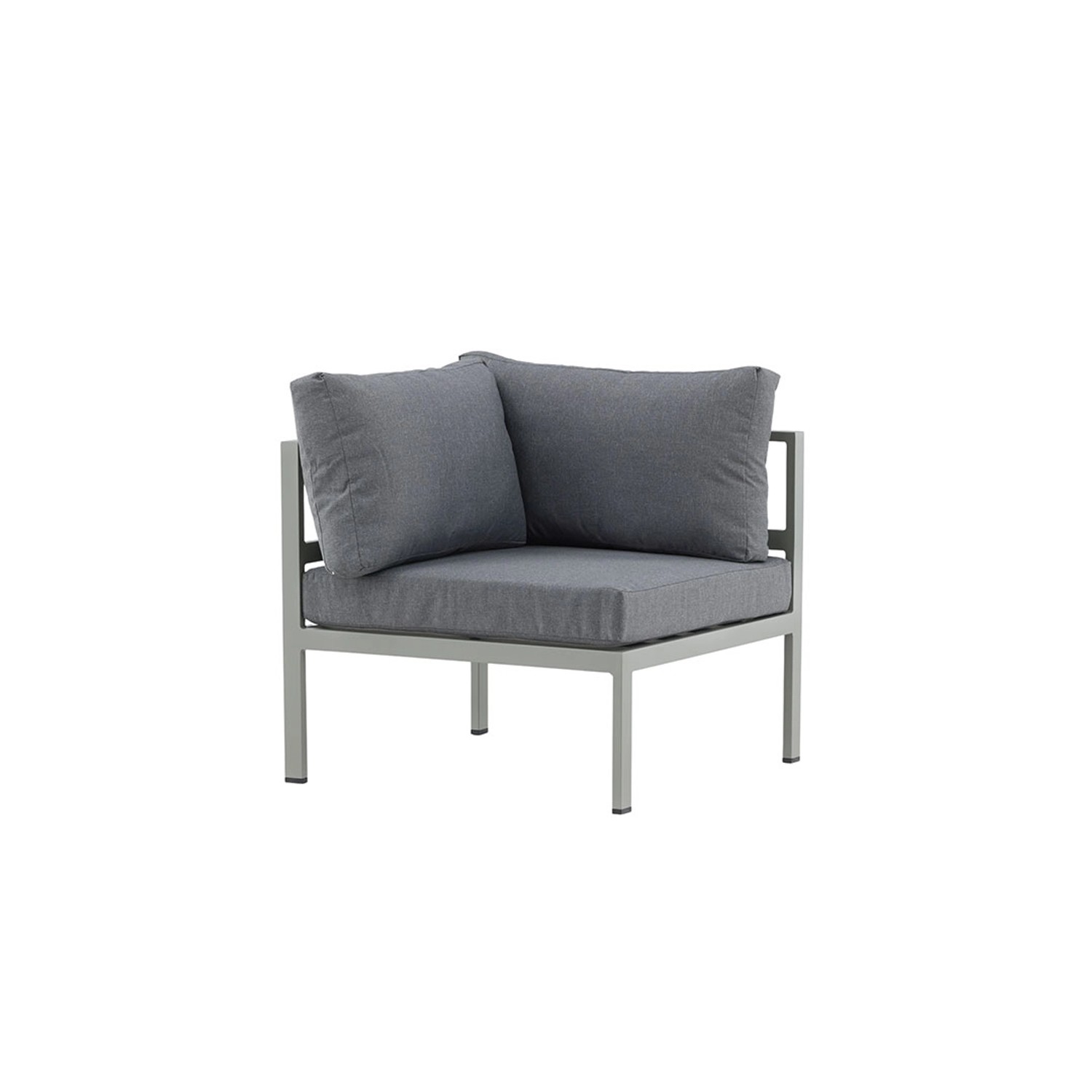 ebuy24 Copacabana Gartensofa Eckteil Khaki Sitzhöhe cm 30 Sitzbreite cm 70 günstig online kaufen