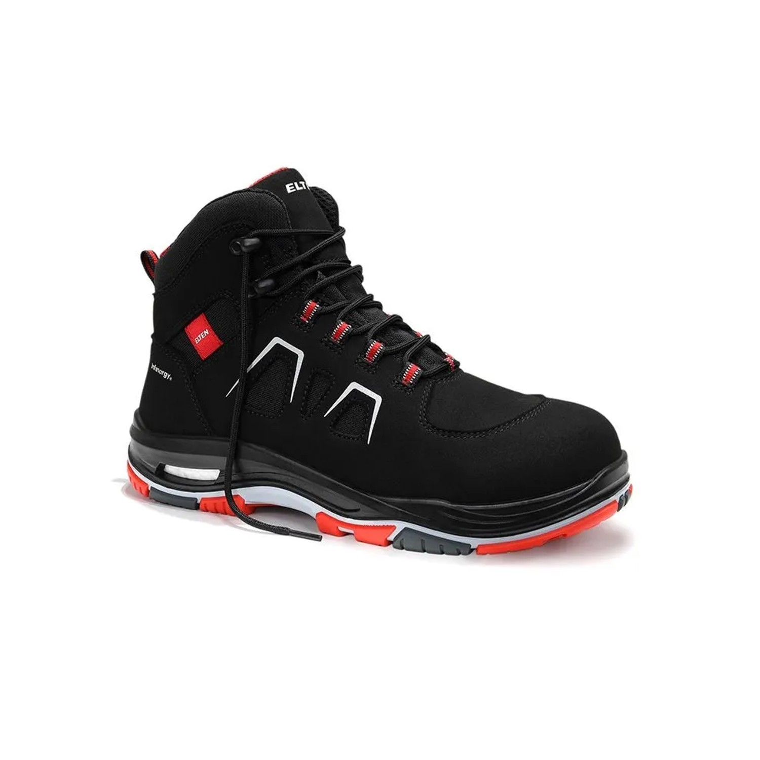 ELTEN Sicherheitsstiefel ALAN XXTP BLACK RED Mid ESD S3S Größe 46