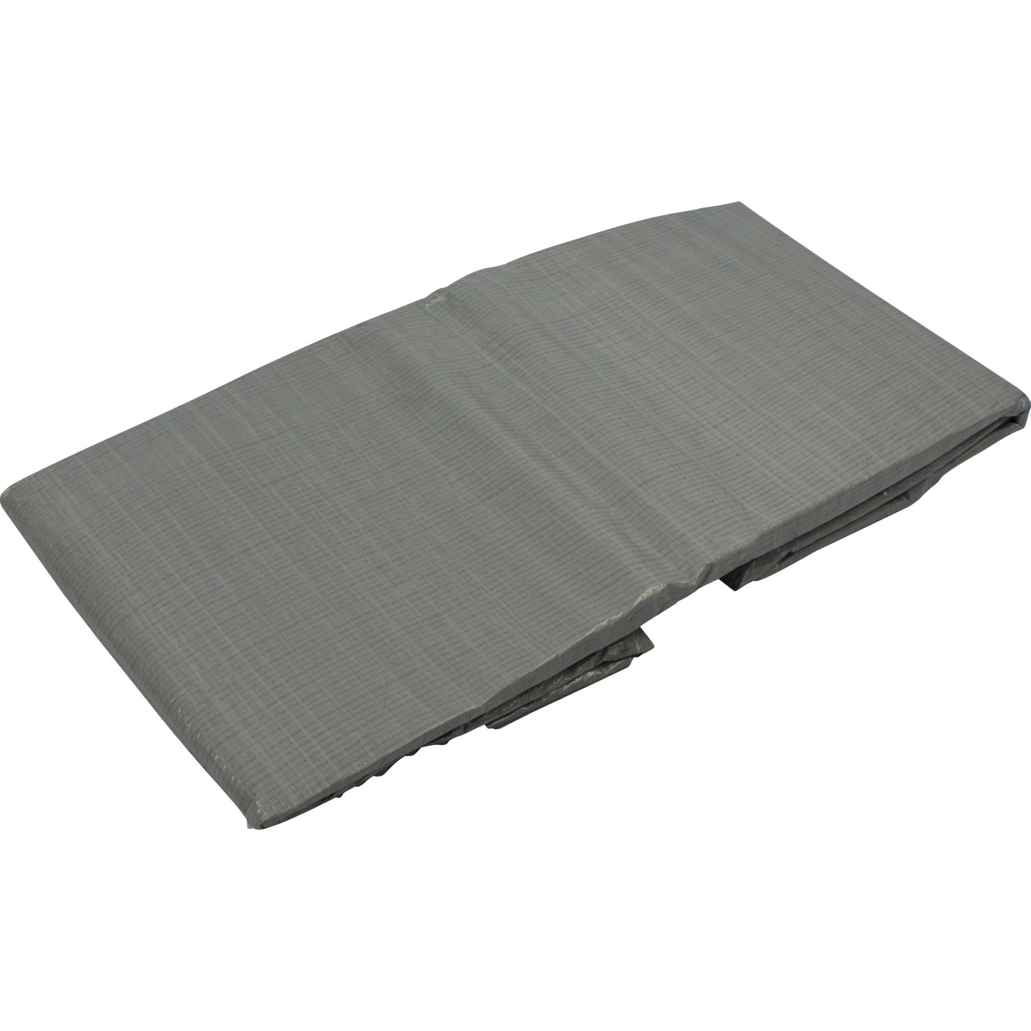 Graue EXIT Pool Bodenplane 380x380 cm zum Schutz des Poolbodens vor Beschädigungen und Schimmel.