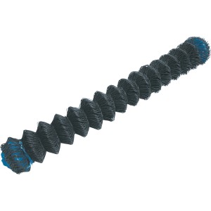 Aufgerolltes, anthrazitfarbenes Maschendrahtzaungeflecht, 100 cm hoch, 15 m lang.