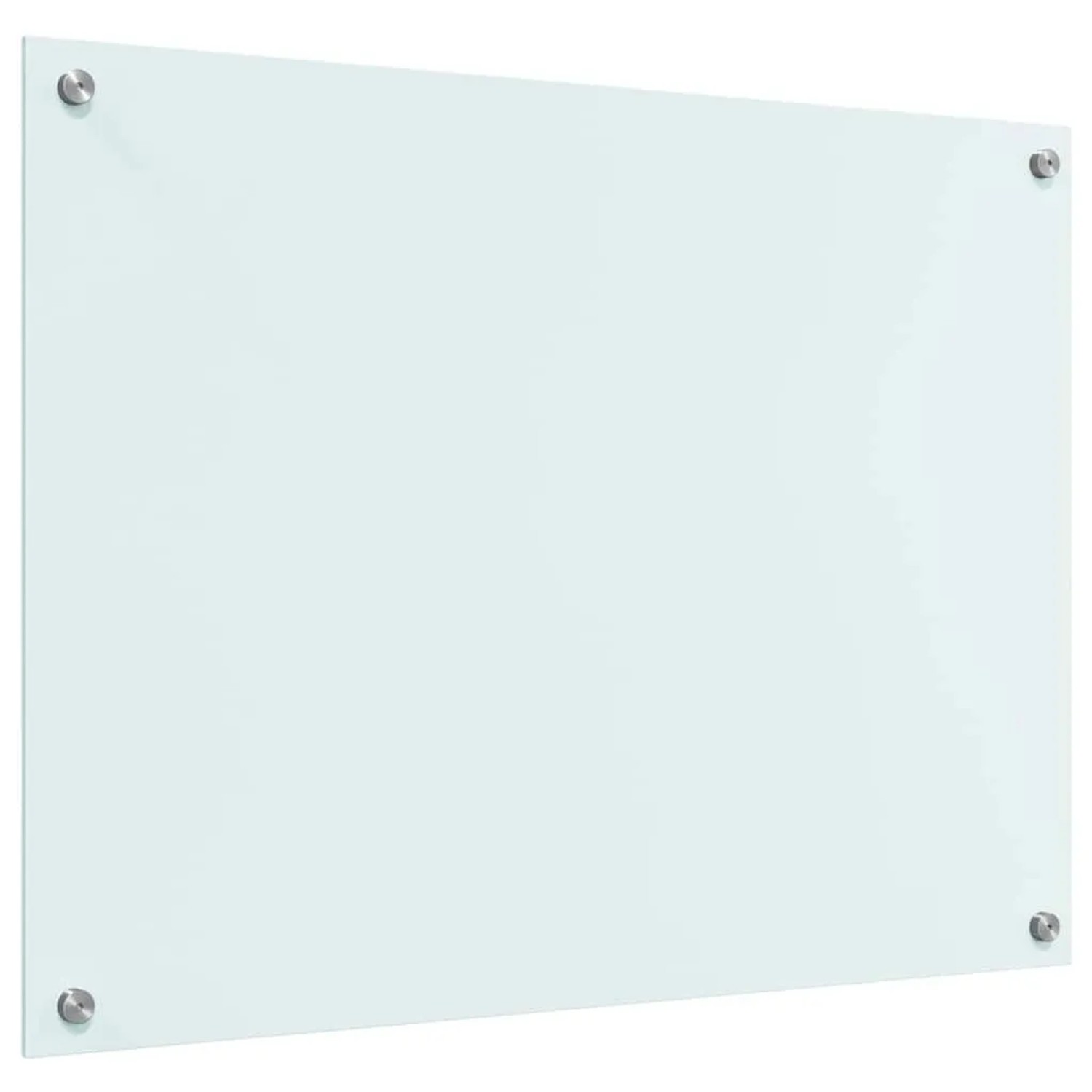 vidaXL Küchenrückwand Weiß 80 x 60 cm Gehärtetes Glas 42018013_6