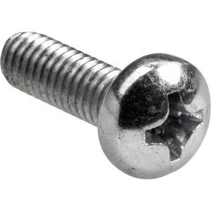 Hettich Befestigungsschraube, 4x8 mm, Stahl verzinkt, Linsenkopf mit Kreuzschlitz.