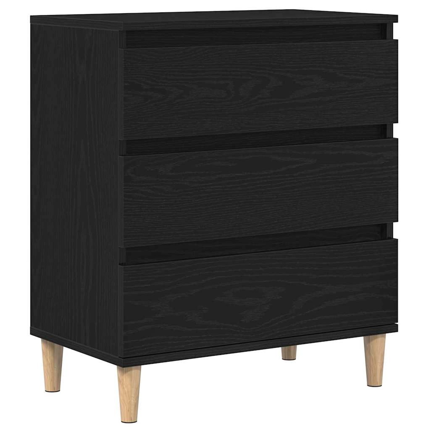 vidaXL Sideboard Schwarze Eiche 60 x 35 x 70 cm Holzwerkstoff 862595 günstig online kaufen