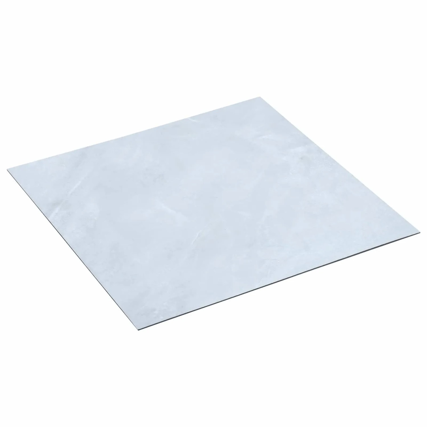 vidaXL Bodenplanken 55 Stk Weiß 5,11 m² PVC 42046275