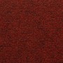 Detailaufnahme: Bordeauxrote Treppenmatte aus Nadelvlies (5er-Set).