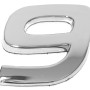 Eufab 3D Autoaufkleber '9' in Chrom-Optik für die individuelle Gestaltung der Außenausstattung.