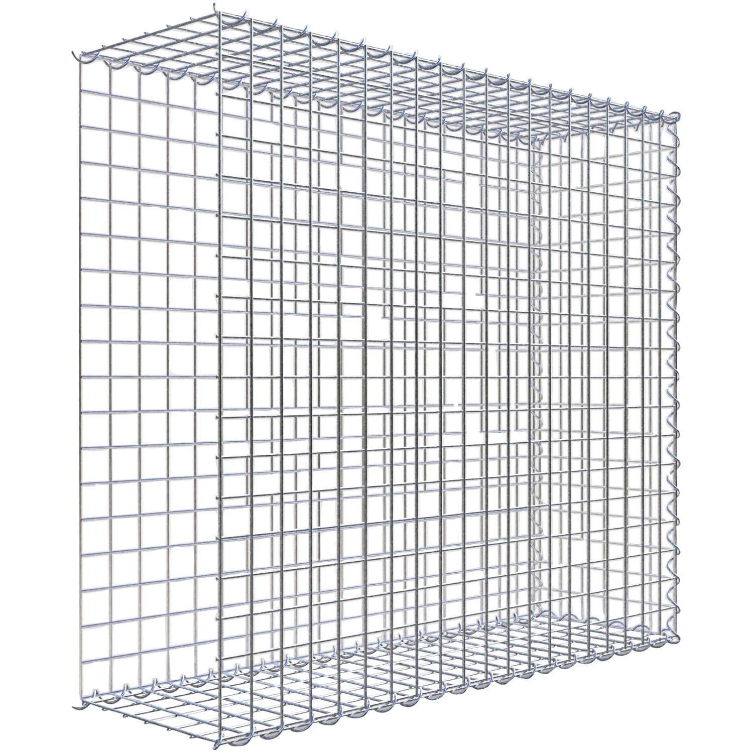 Thumbnail - Gabiona Gabione-Anbaukorb Typ 2 90 x 100 x 30 cm Maschenw 5 x 5 cm