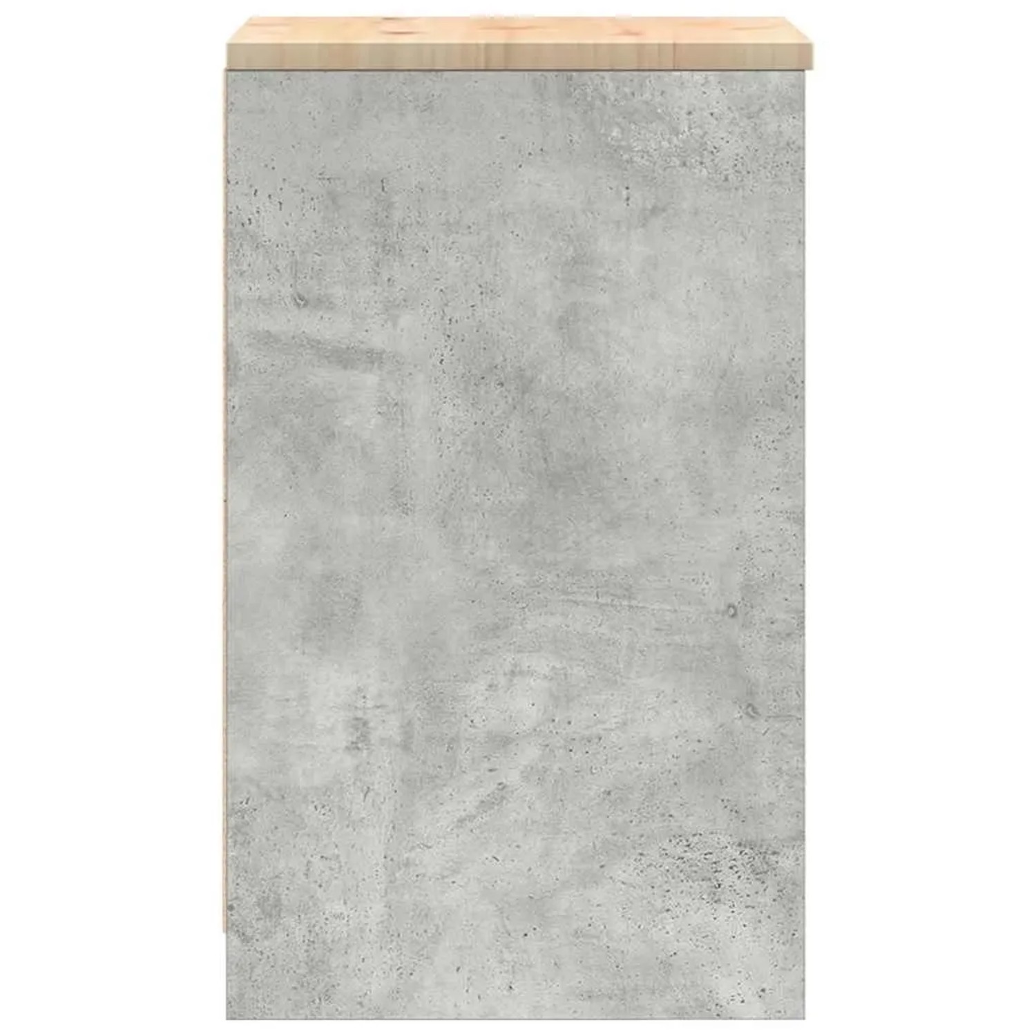 vidaXL Garagen-Aufbewahrungsschrank Betongrau Massivholz Kiefer 860565_7