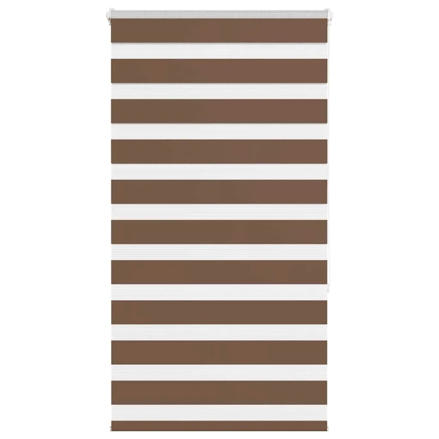 vidaXL Doppelrollo Braun 80x150 cm Stoffbreite 75,9 cm Polyester 4014335 günstig online kaufen