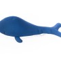 Blauer Westmann Pool Buddy Wal: Schwimmfähiger Sitzsack für Spiel & Spaß im Wasser.
