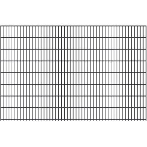 Anthrazit Doppelstabmatte 6/5/6 mm, 250x163 cm, für Gartenzäune.