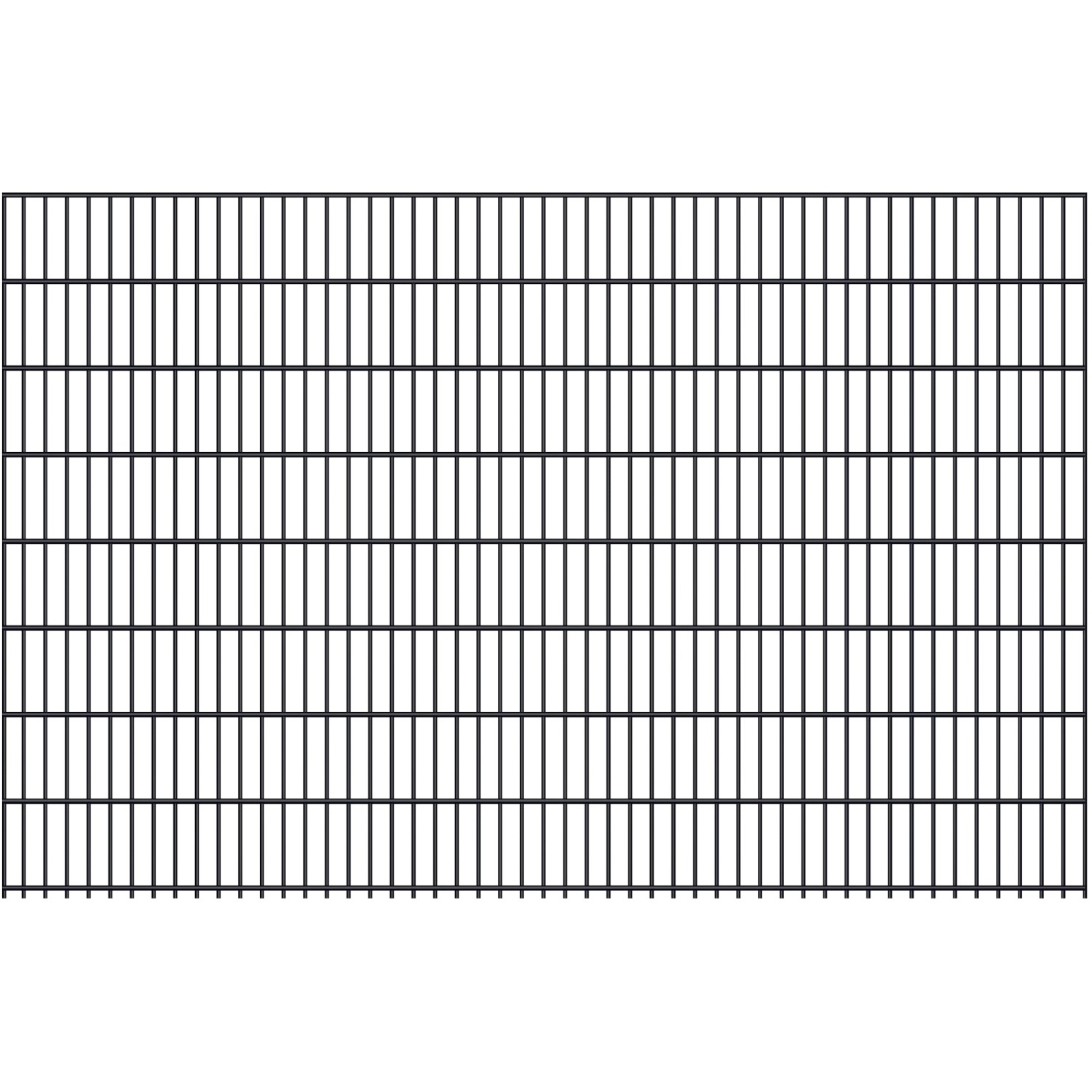Doppelstabmatte 6/5/6 mm Anthrazit 250 cm x 163 cm kaufen bei OBI