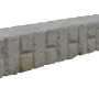 Betonzaun Eckpfosten Mediterran Klassik-Stein, 305 cm, betongrau, für Sichtschutzzaun.