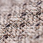 Detailaufnahme: Wetterfester Outdoor Teppich Pavia in Beige/Braun/Schwarz, gewebte Struktur.