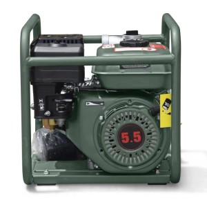 DeTec. Benzin Wasserpumpe 2 Zoll 30000 Liter Pro Stunde 23 M Förderhöhe Gartenpumpe Mit 5,5 PS Inkl. 2 Zoll Schlauch Set Für Teich Und Pool