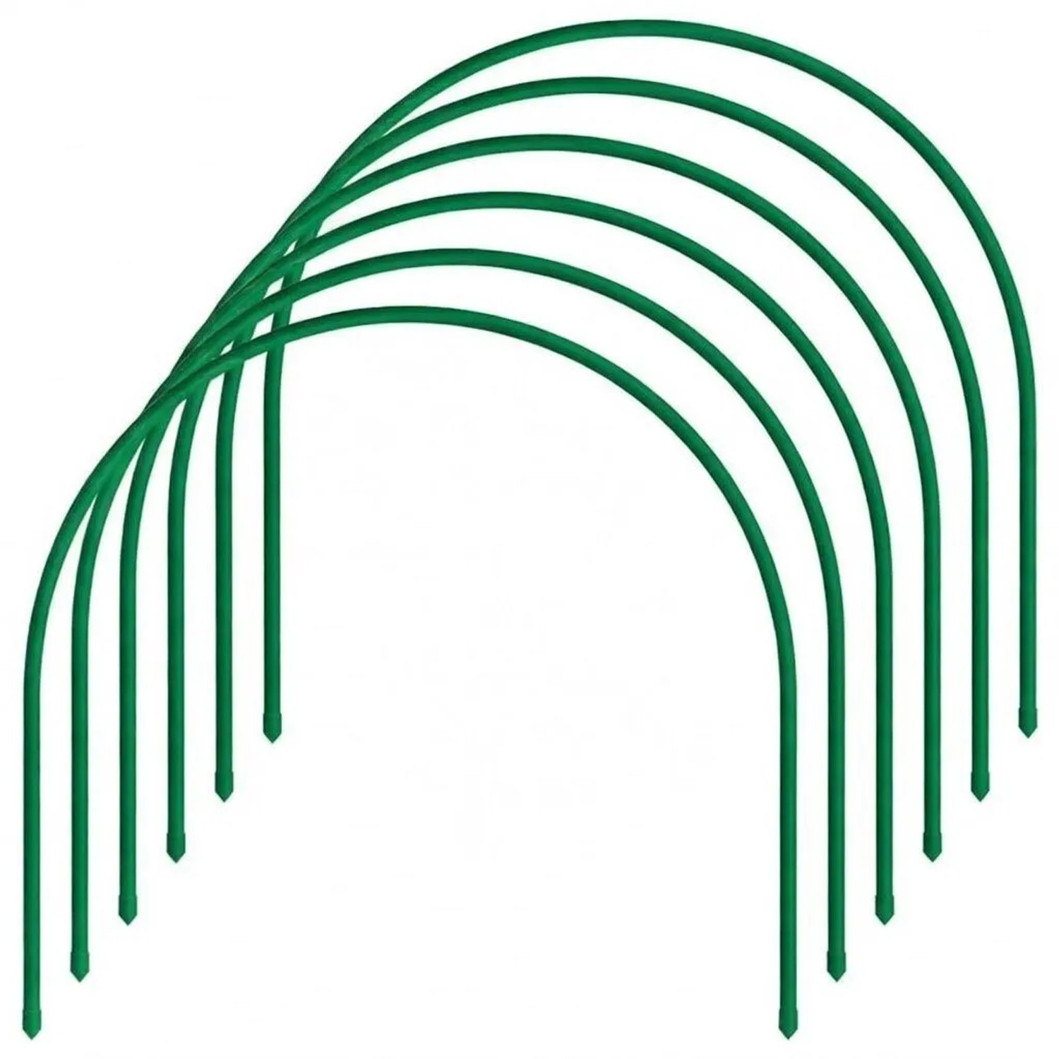 TTL GARDEN Pflanztunnel Bogen 50 x 48 cm 6er Set Metall Beschichtet Beet Tunnel Frühbeet Gewächshaus Folientunnel Rankbo...