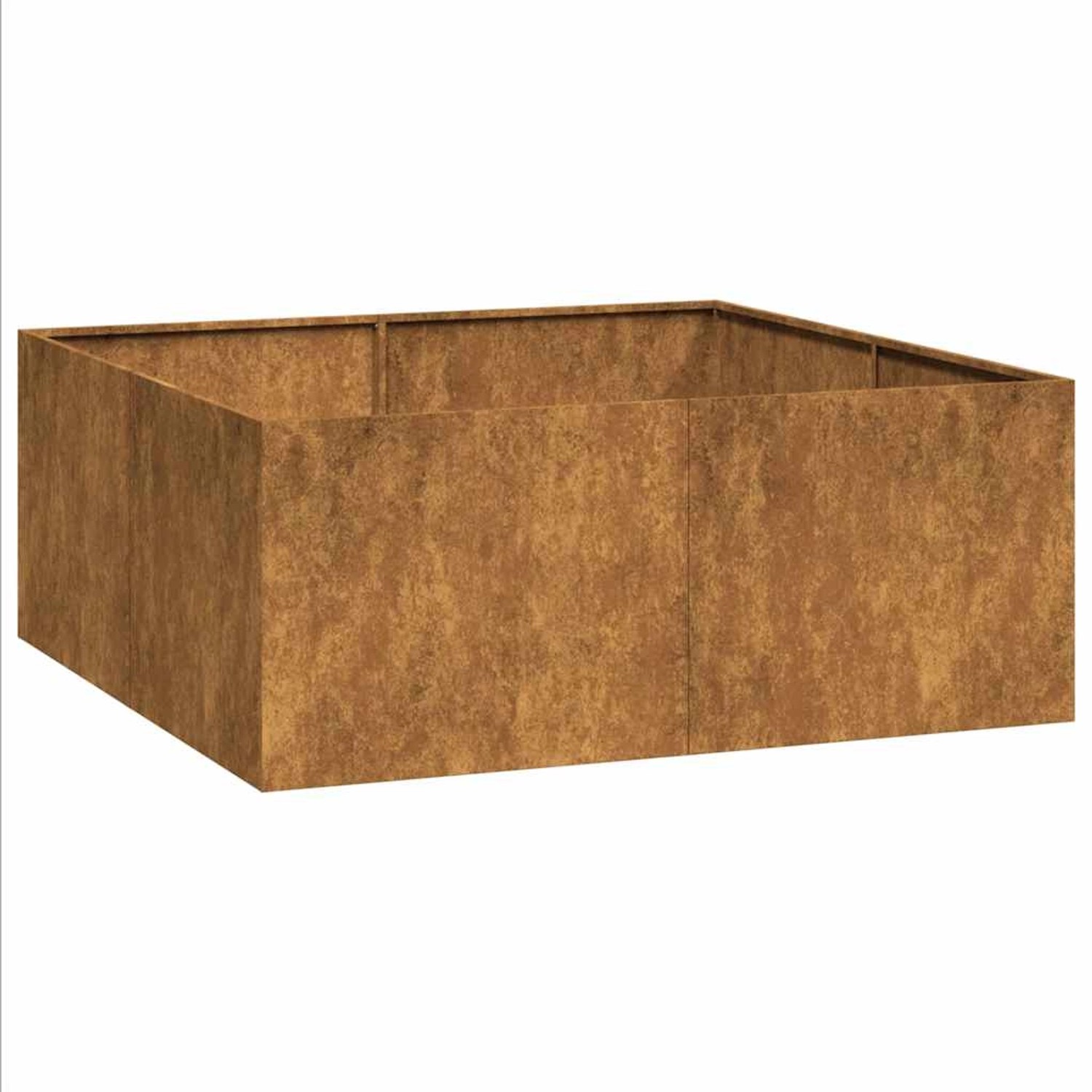 vidaXL Pflanzkübel Rostig 100x100x40 cm Wetterfester Stahl 860821 günstig online kaufen