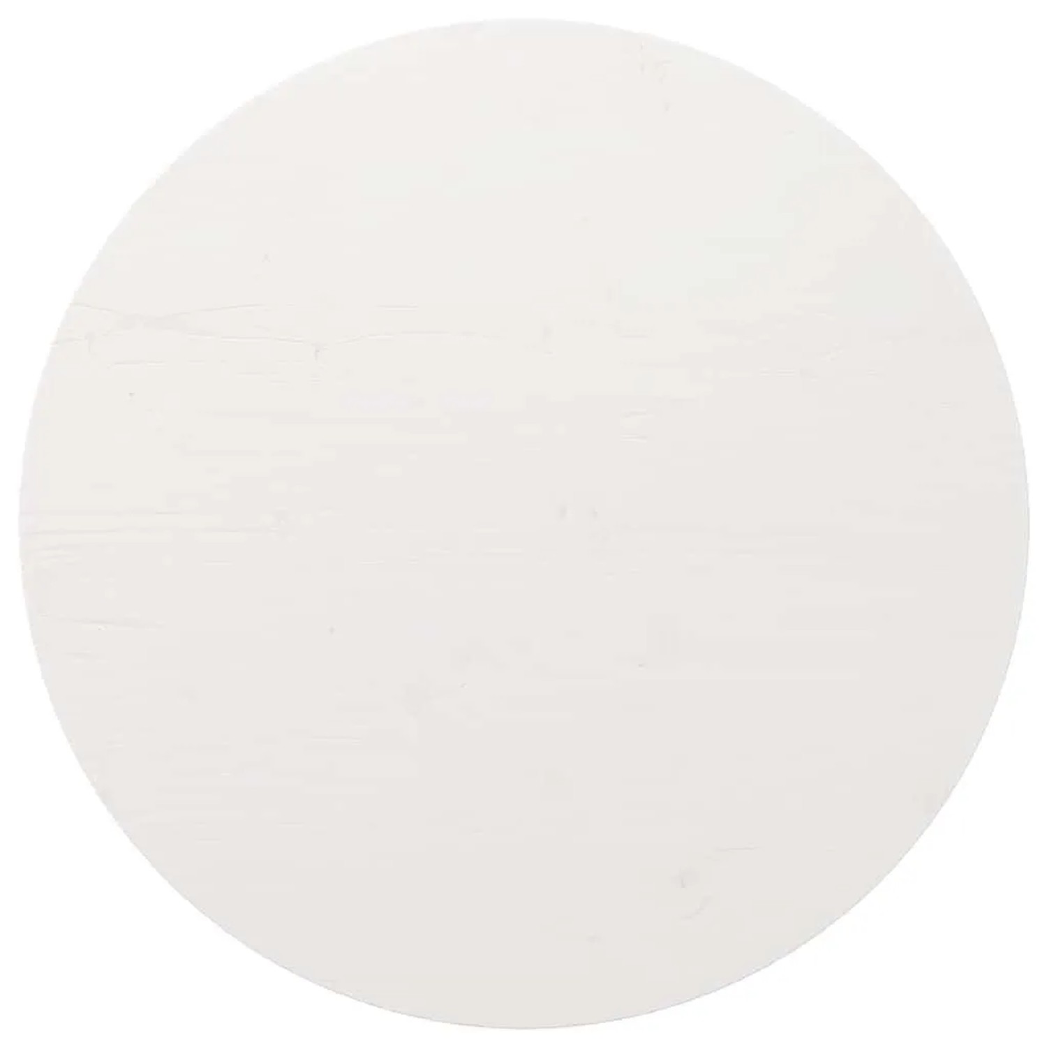 vidaXL Tischplatte Rund Weiß Ø80x3 cm Massivholz Kiefer 833671