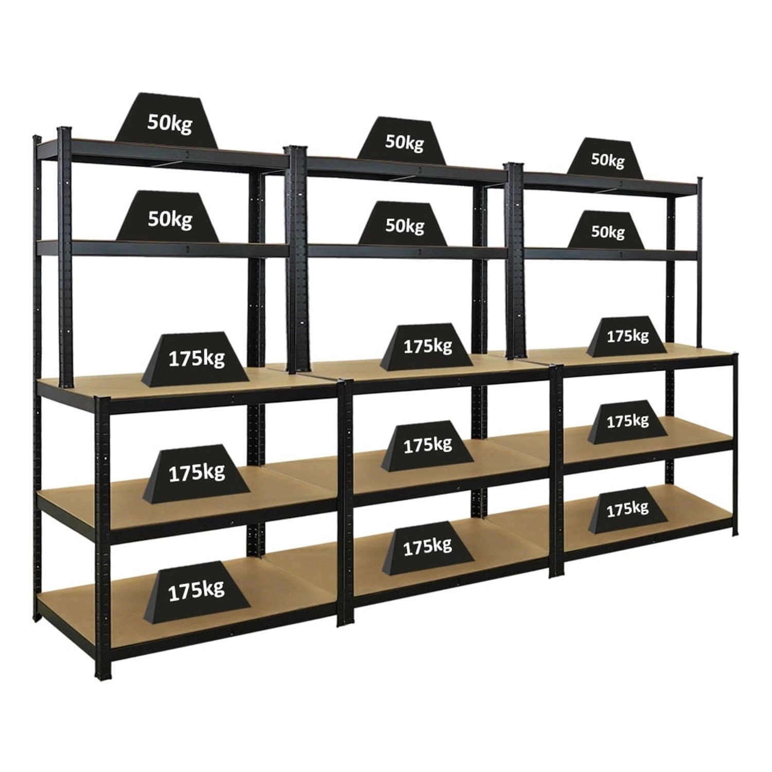 PROREGAL Mega Deal 3x Profi Werkbank GIANT BEAST 180x100x60cm Fachlast 175k günstig online kaufen