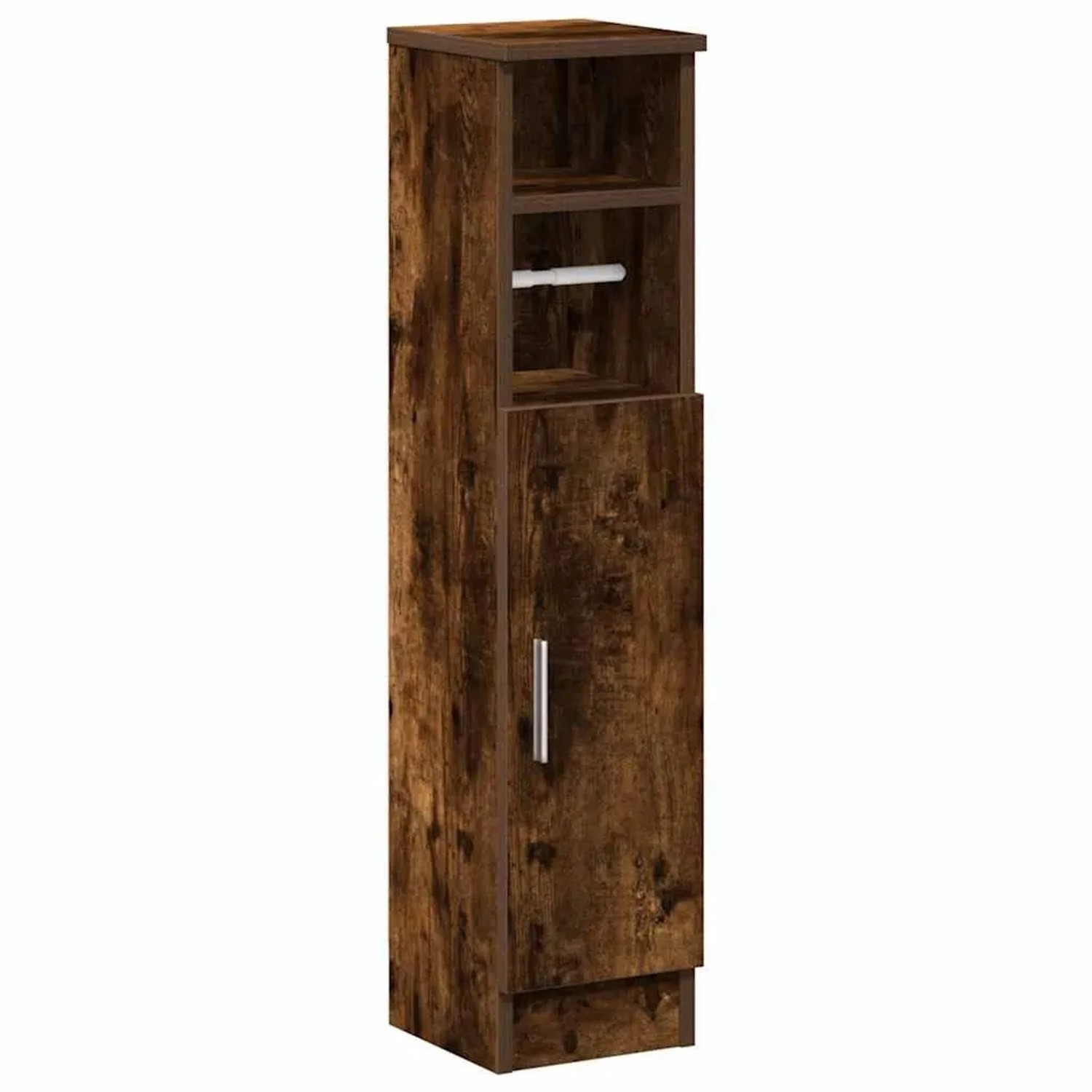 vidaXL Badezimmerschrank mit Rollenhalter Räuchereiche 20,5x22x90 cm 858501 günstig online kaufen