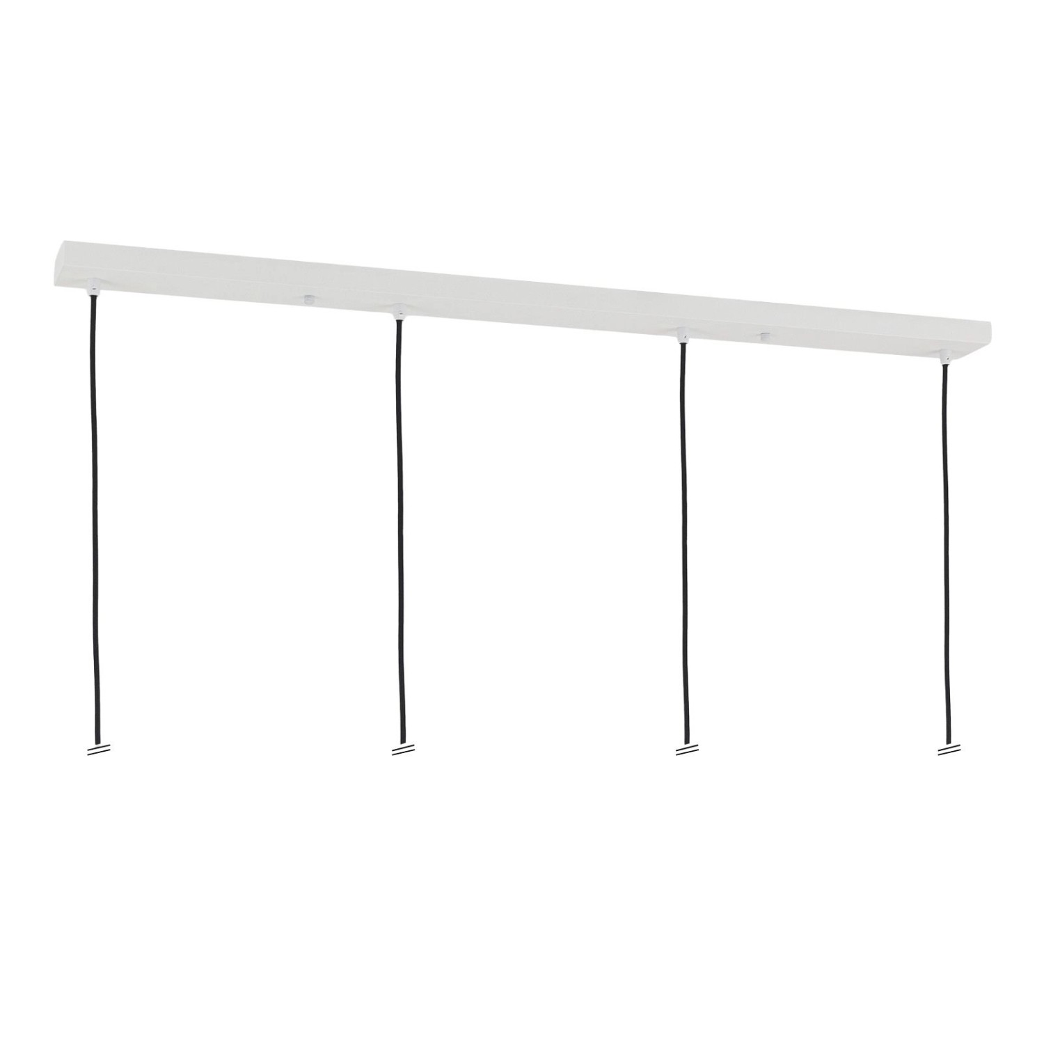 Orion Lightstyle Deckenbaldachin Lampe 4 Auslässe 100 cm x 8 cm Weiß günstig online kaufen