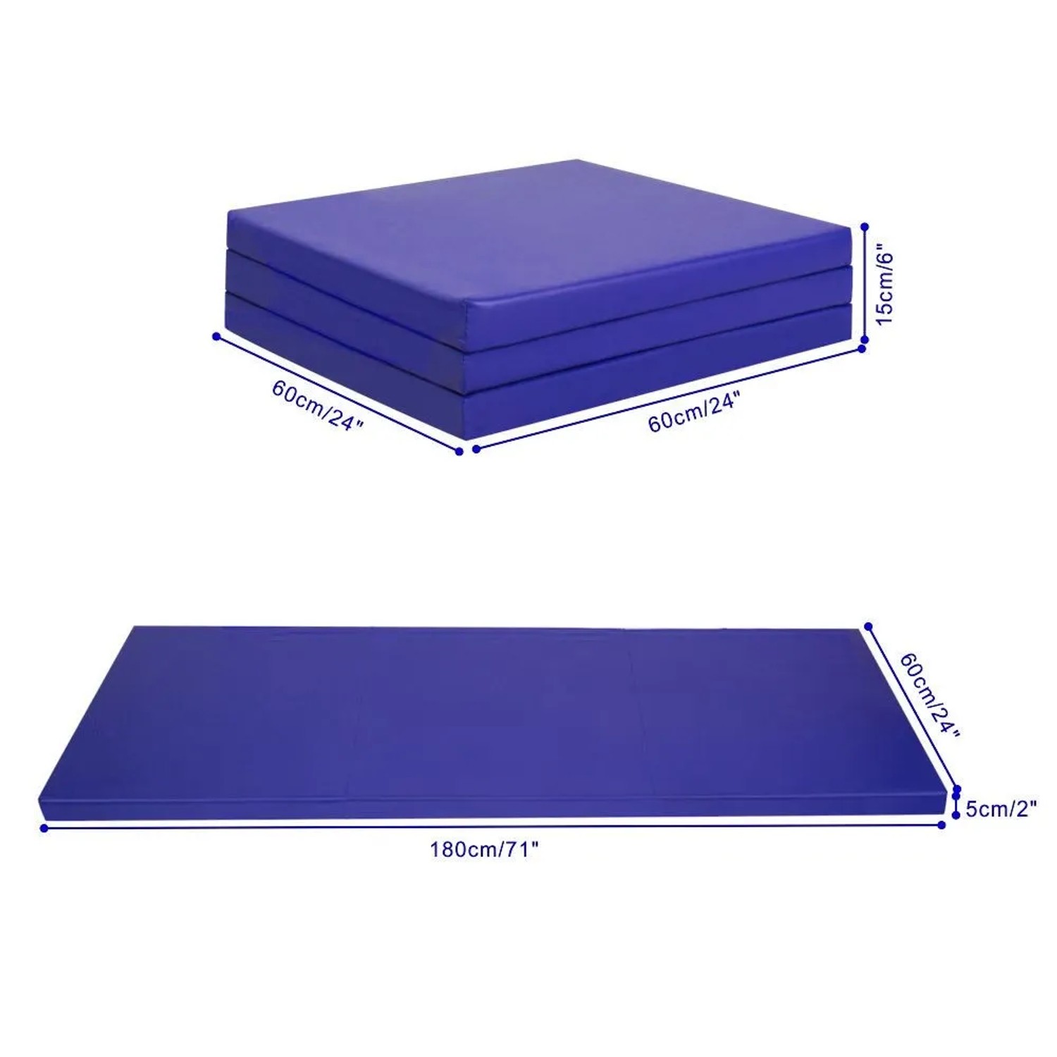 CCLIFE Turnmatte Klappbar 180x60x5cm Weichbodenmatte Für Indoor-Sport_6