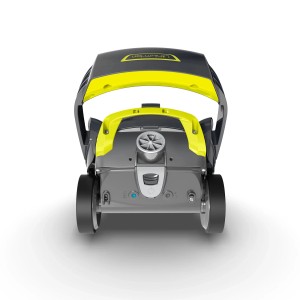 Zodiac Akku-Poolroboter OS 0800 Spabot für Whirlpools, schwarz/gelb. Reinigt Boden, Wände und Wasserlinie.