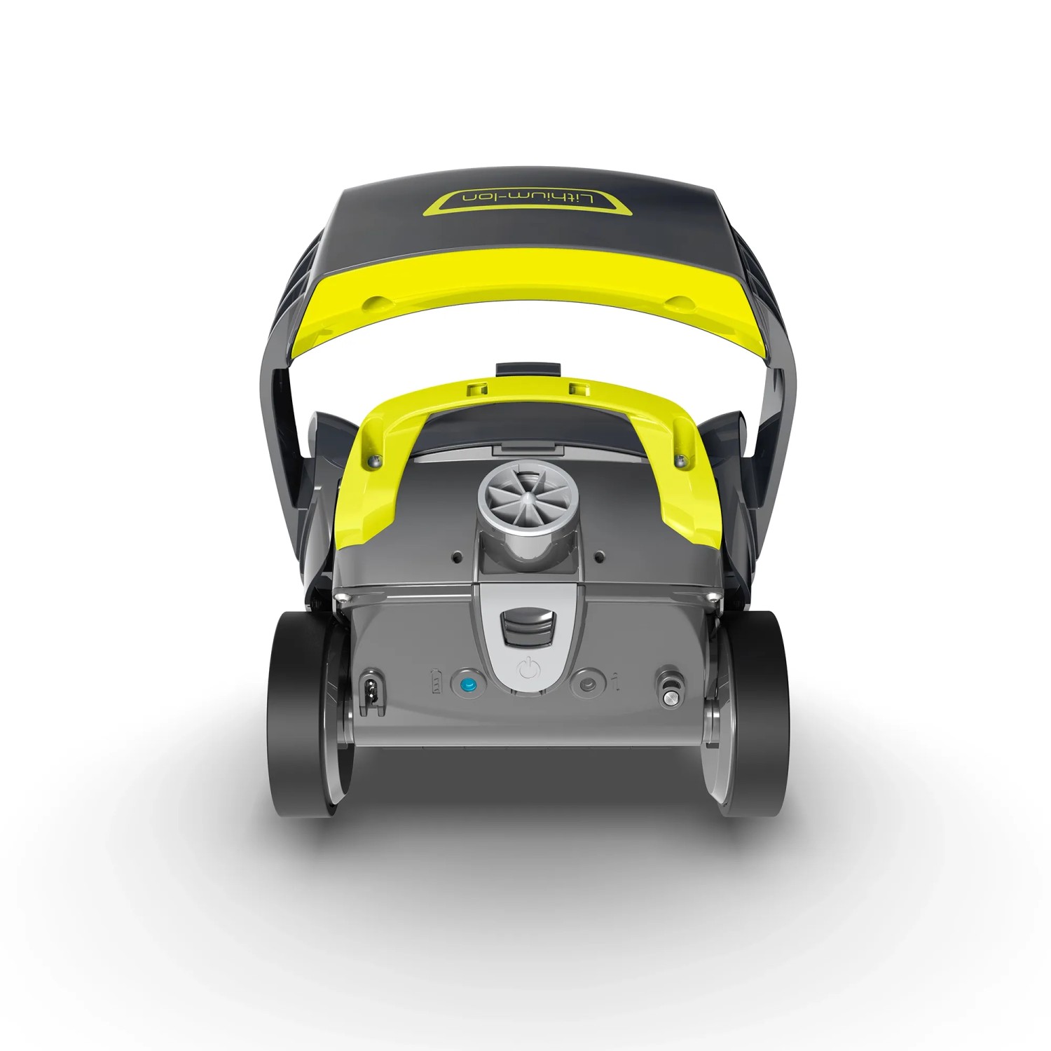 Zodiac Akku-Poolroboter OS 0800 Spabot für Whirlpools, schwarz/gelb. Reinigt Boden, Wände und Wasserlinie.