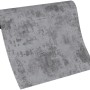 Rolle Erismann Vliestapete Imitations 2 Beton Schwarz mit Beton-Optik.
