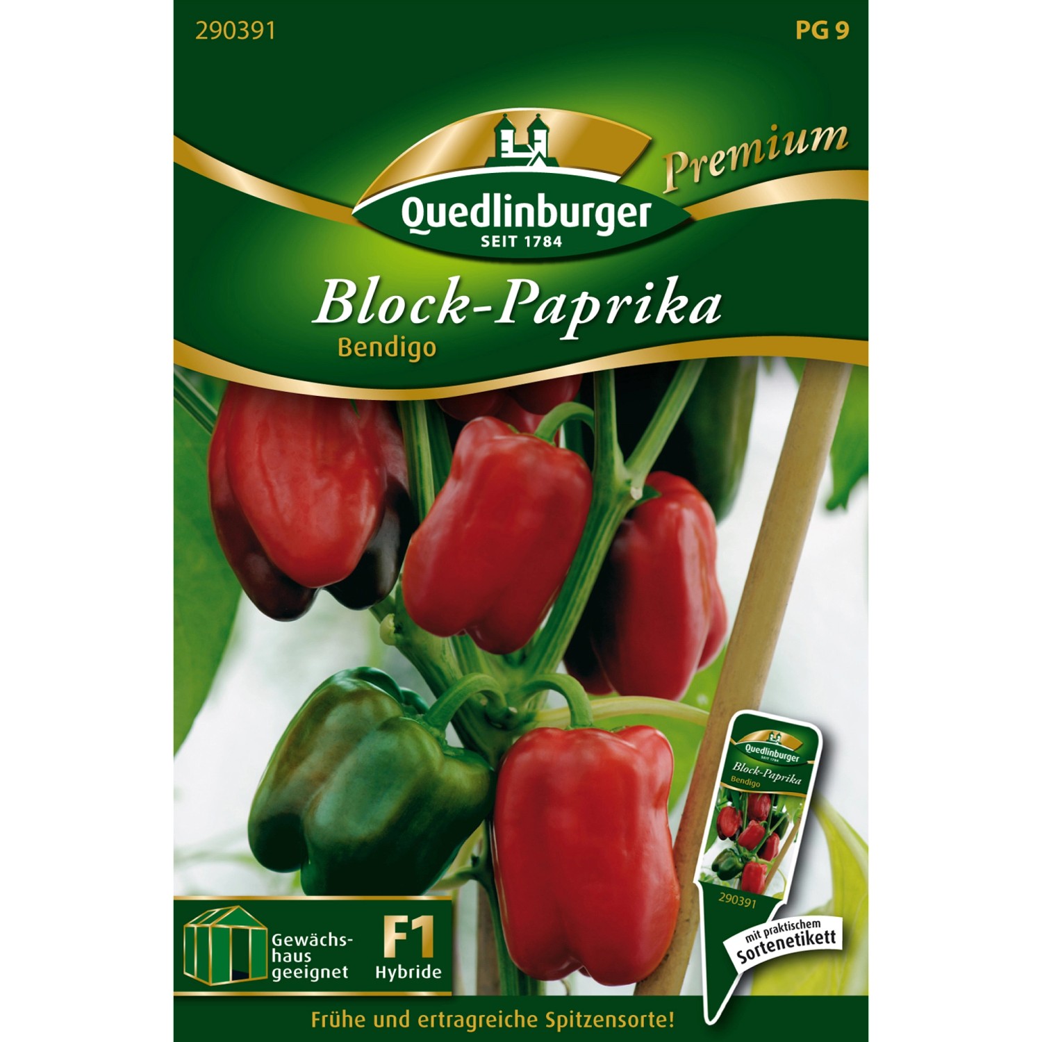 Quedlinburger Block-Paprika Bendigo Loses Saatgut günstig online kaufen