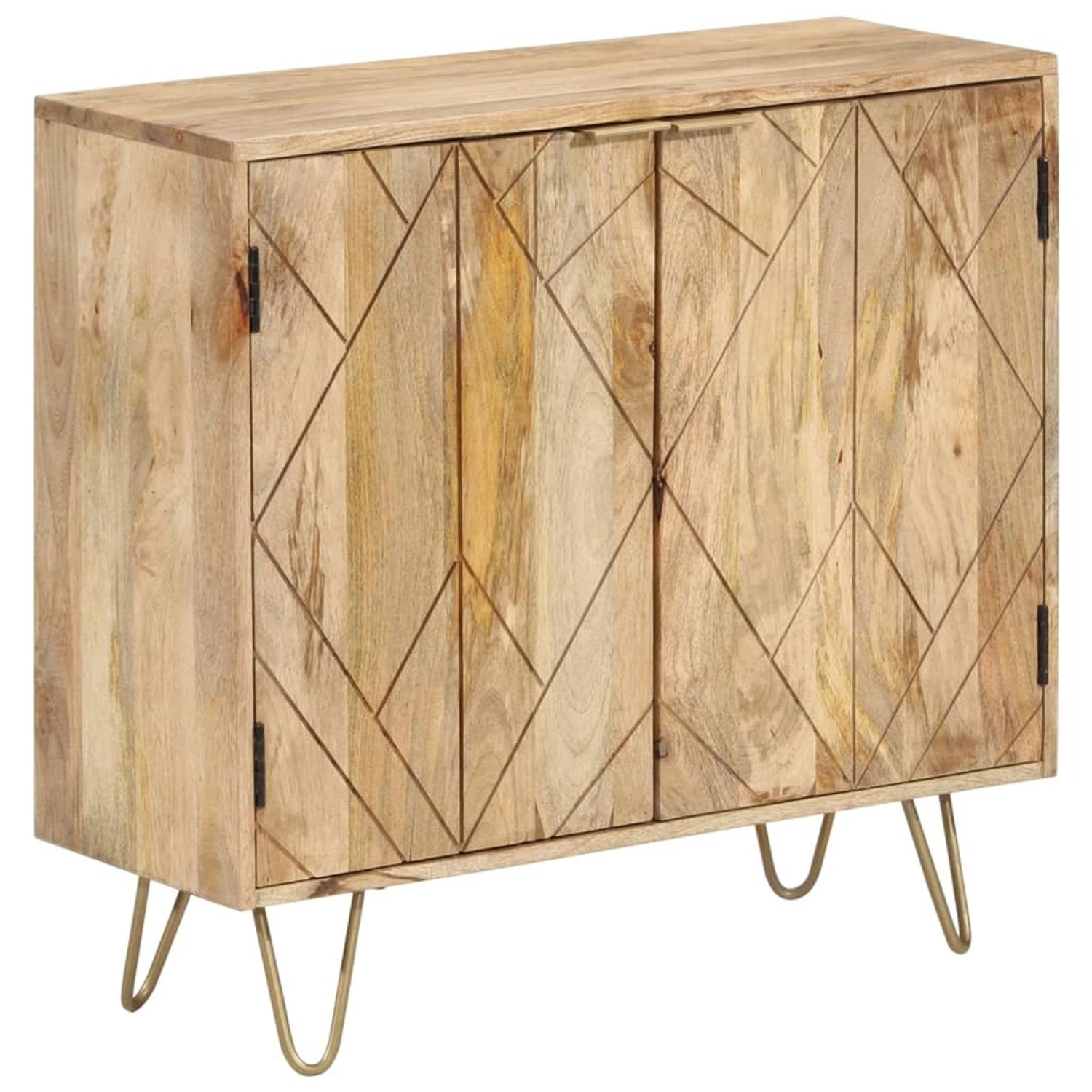 vidaXL Sideboard 80x30x75 cm Massivholz Mango 246155