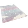 Pergamon Kinderteppich Maui Kids mit Wolkenhimmel in Rosa, 80x150cm.